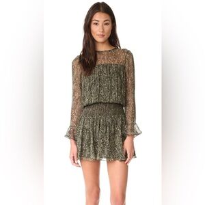 Shoshanna Alina Long Sleeve Mini Dress 2